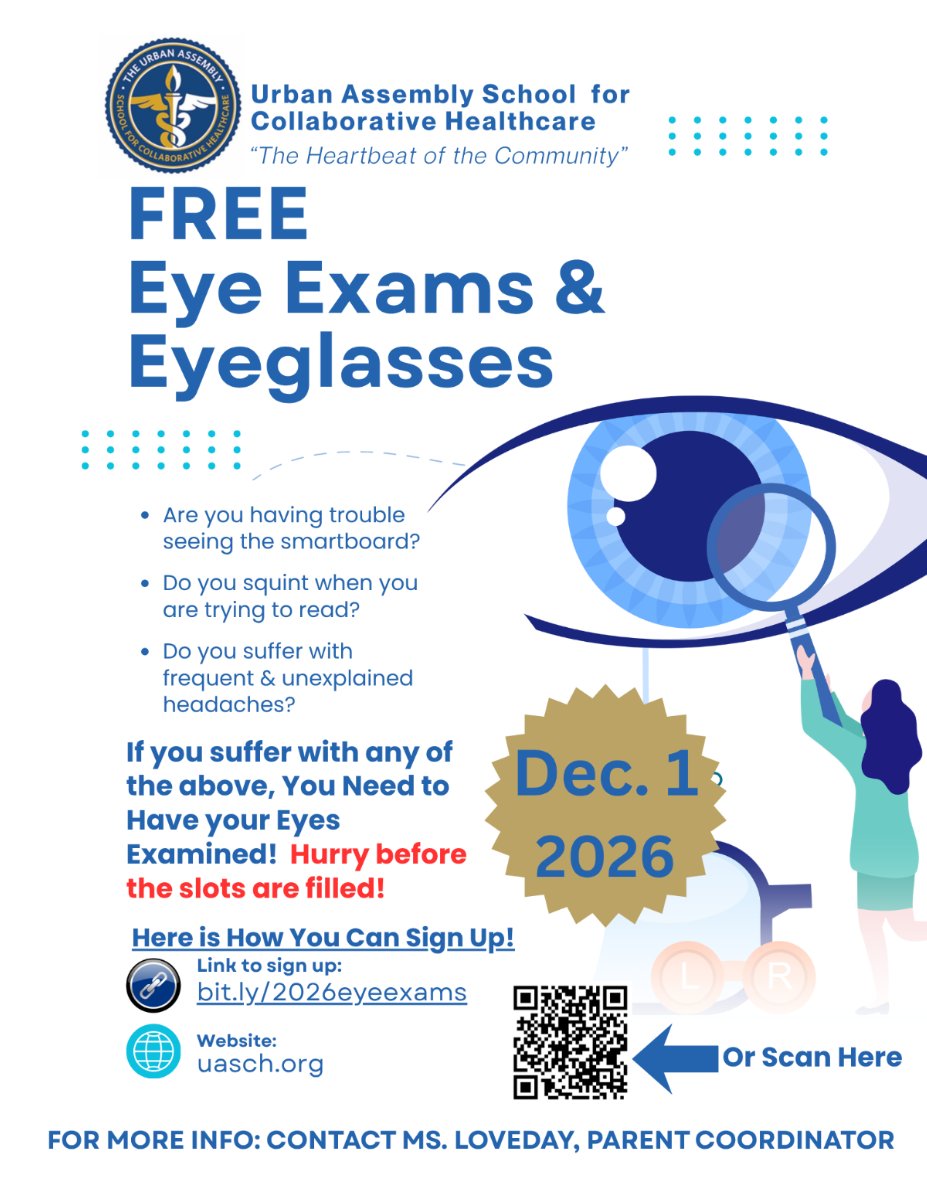 Free Eye Exams and Eyeglasses December 1